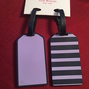 Rubber Luggage Tags-  Isaac Mizrahi